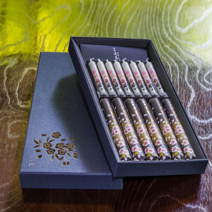 特選淡墨の桜　絵ろうそくセット