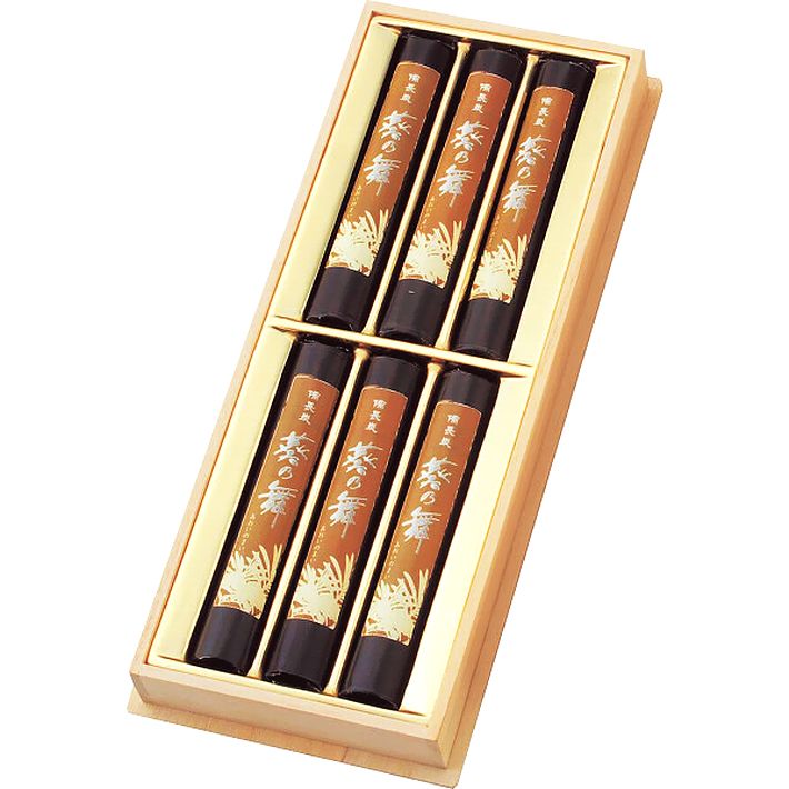 カメヤマ進物線香　　葵乃舞備長炭　束　（桐箱）