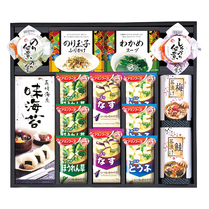 アマノフーズフリーズドライみそ汁&食卓詰合せ