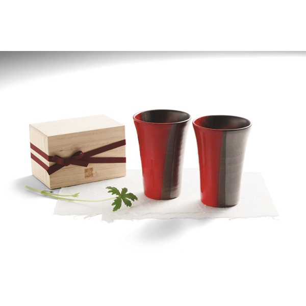 きらら坂　信楽　赤黒ビアペア