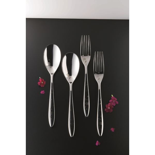 きらら坂　燕　花舞　スプーン＆フォークペア