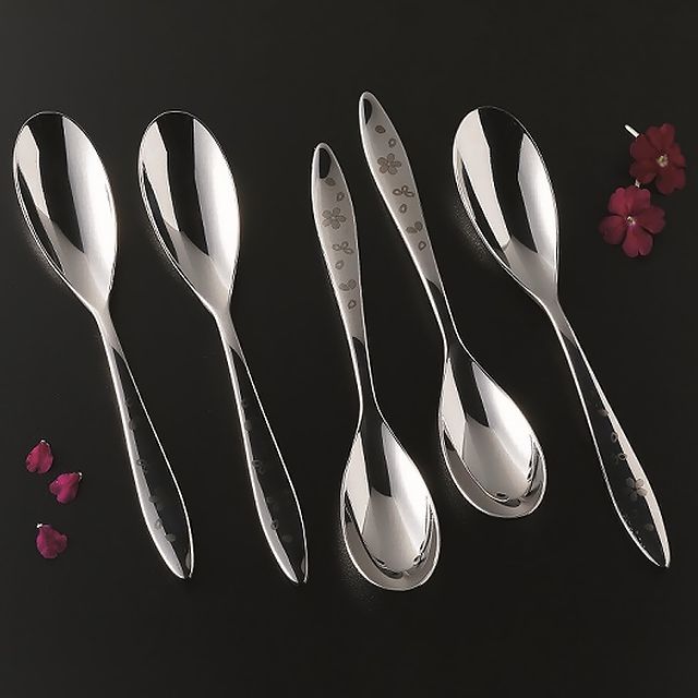 きらら坂　燕　花舞　ティースプーン５ｐｃｓ