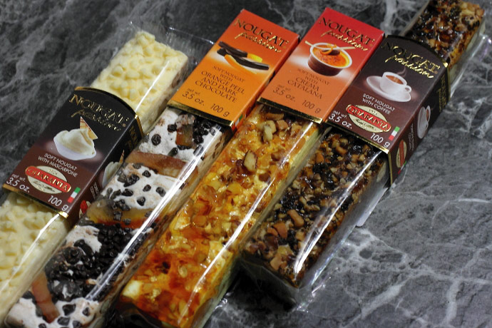 4種のソフト・ヌガー ドルチェ・セット クアランタ社 イタリア産 (Italian Soft Nougat  4 types Dolce version by Quaranta) 商品