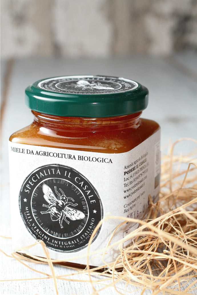 ハチミツ・ボスコ (森の樹液の蜂蜜) ポデーレ・イル・カッサーレ社 イタリア産 (Italian honey Bosco by Podere il casale) 商品