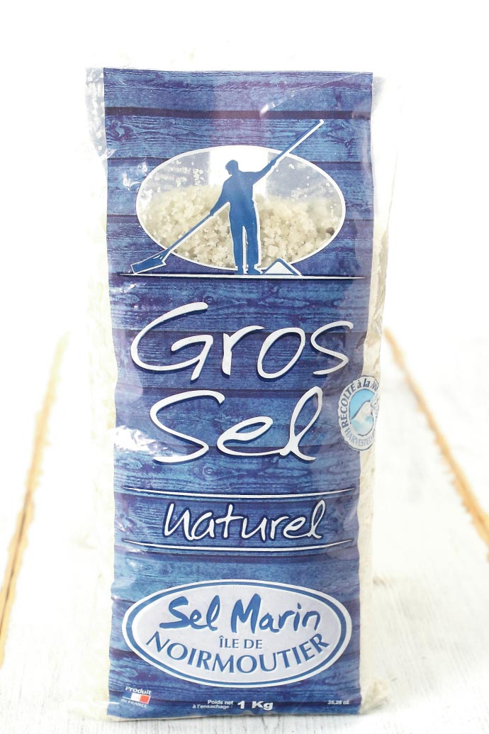 海塩 (粗粒) セル・マリン グロ アクアセル社 フランス産 (French coarse Salt Gros Sel by Aquasel) 商品