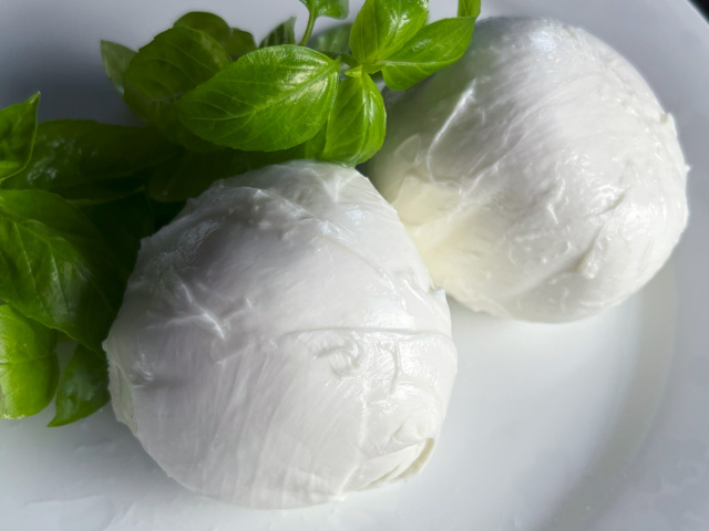 水牛ミルクのモッツァレラチーズブッファラ