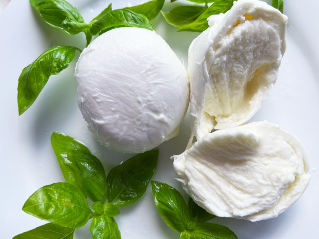 水牛ミルクのモッツァレラチーズブッファラ