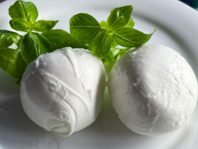 水牛ミルクのモッツァレラチーズブッファラ
