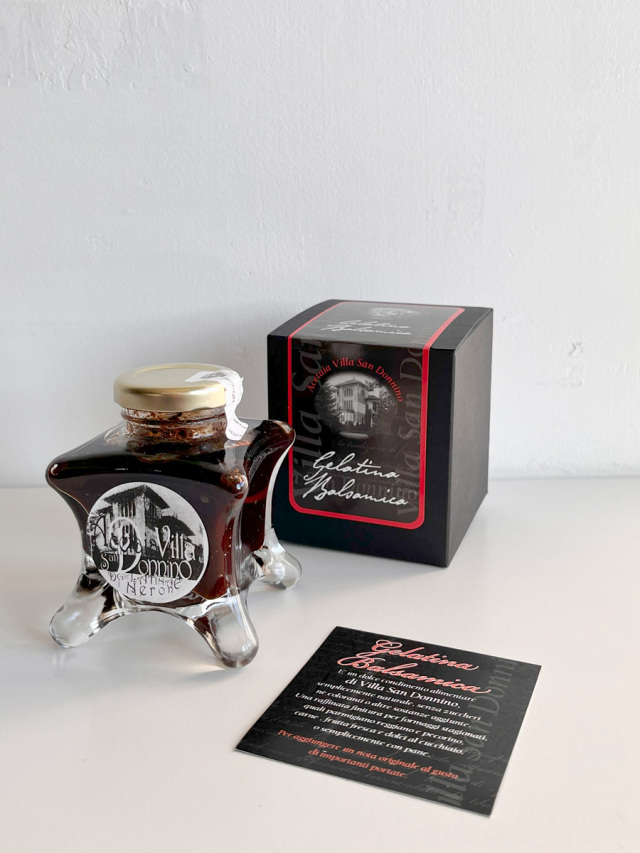 バルサミコジュレ (ゼリー) 120g サン・ドンニーノ社 イタリア モデナ産 (Italian balsamic jelly by S. Donnino)