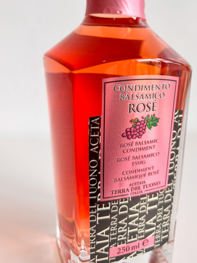テッラデルツォーノ バルサミコ ロゼ 250ml イタリア産 (Italian balsamico Rose by Terra del tuono)