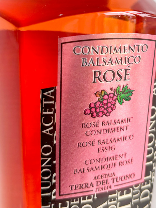 テッラデルツォーノ バルサミコ ロゼ 250ml イタリア産 (Italian balsamico Rose by Terra del tuono)