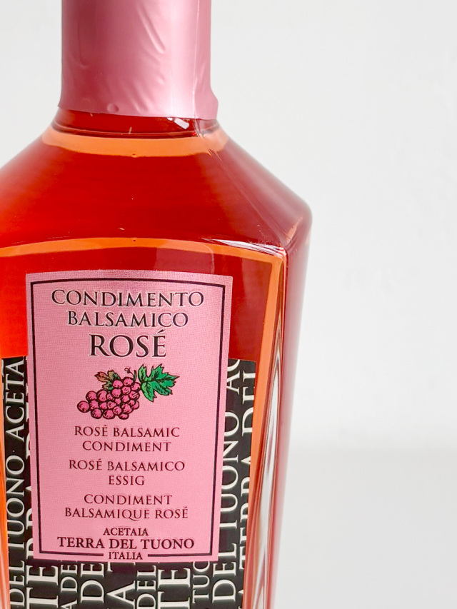 テッラデルツォーノ バルサミコ ロゼ 250ml イタリア産 (Italian balsamico Rose by Terra del tuono)