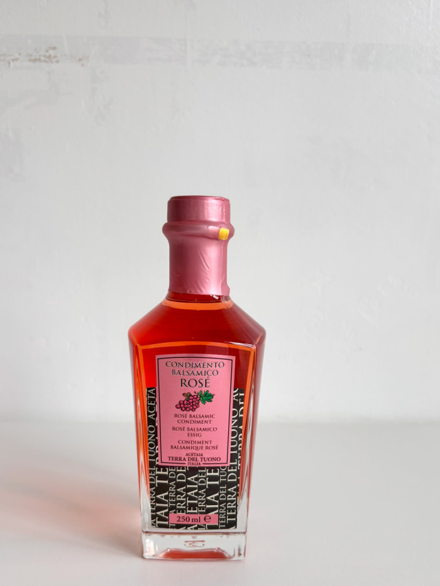 テッラデルツォーノ バルサミコ ロゼ 250ml イタリア産 (Italian balsamico Rose by Terra del tuono)