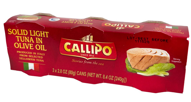 ＜CALLIPO / カリッポ＞トンノ (ツナ) オリーブオイル漬け 3缶パック イタリア産 (Italian tuuna in olive oile by Callipo)