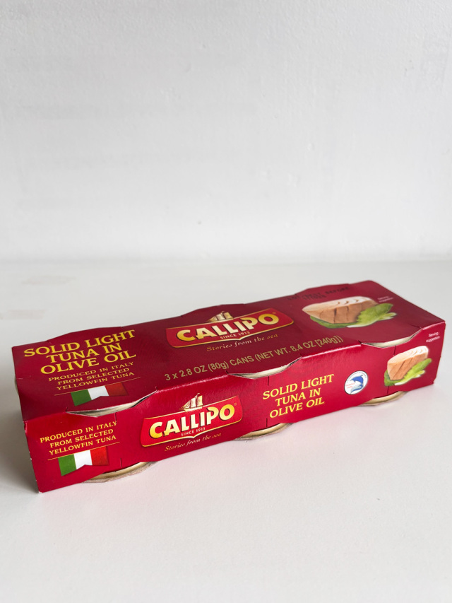 ＜CALLIPO / カリッポ＞トンノ (ツナ) オリーブオイル漬け 3缶パック イタリア産 (Italian tuuna in olive oile by Callipo)