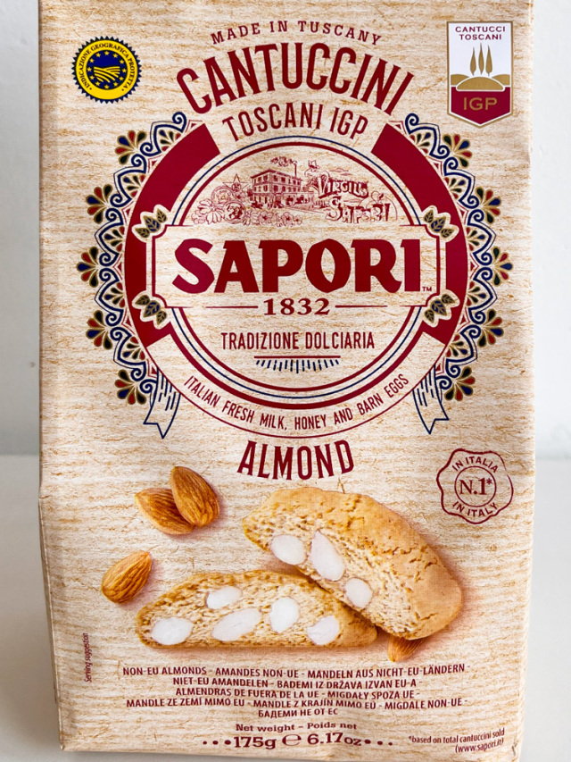 カントゥッチーニ トスカーニ アッレ マンドルレ IGP 175gサポーリ社 イタリア産 (Italian Cantuccini Toscani IGP by Sapori)