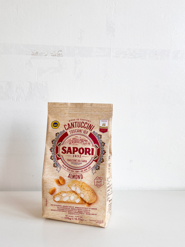 カントゥッチーニ トスカーニ アッレ マンドルレ IGP 175gサポーリ社 イタリア産 (Italian Cantuccini Toscani IGP by Sapori)