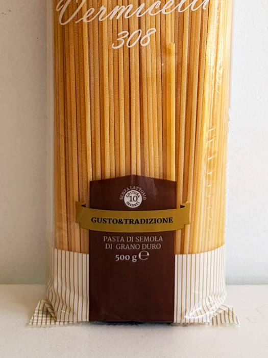 Cellino ヴェルミチェッリ 1.93mm 500g｜イタリア産・サルデーニャのブロンズパスタ