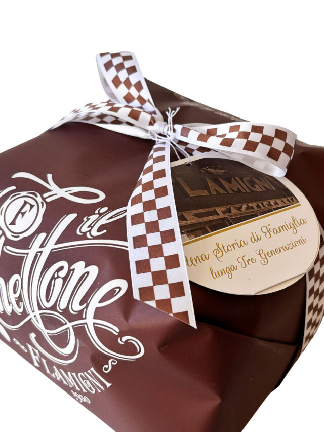 ＜フラミニ＞ パネットーネ チョコレート 1kg イタリア産 (Italian panettone chocolate by Flamigni)