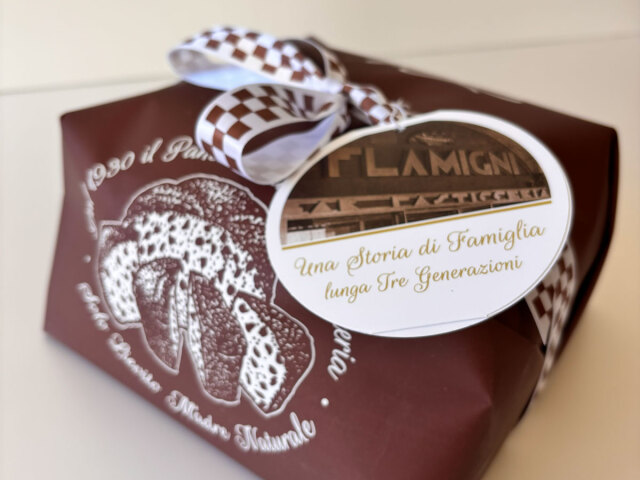 ＜フラミニ＞ パネットーネ チョコレート 1kg イタリア産 (Italian panettone chocolate by Flamigni)