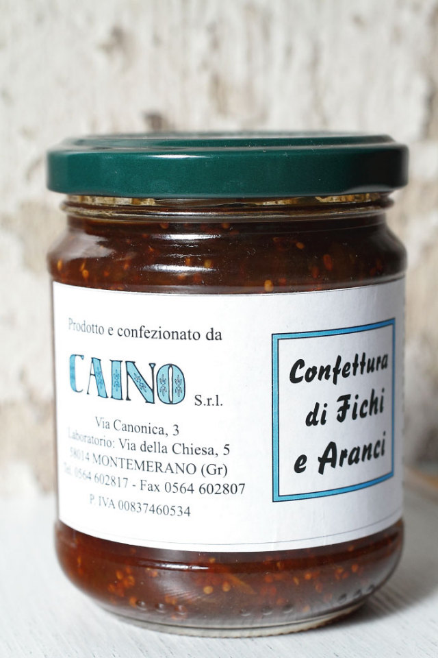 イチジク & オレンジ ジャム カイーノ社 イタリア産 (Italian Figs & Orange jam by Caino) 商品