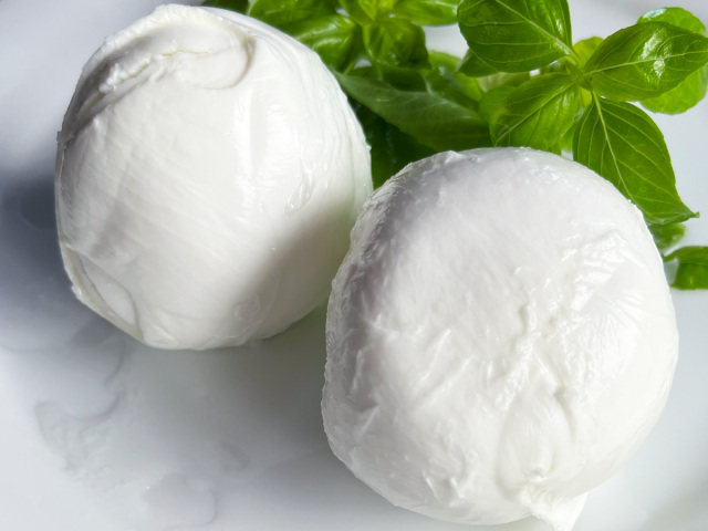 水牛ミルクのモッツァレラチーズブッファラ