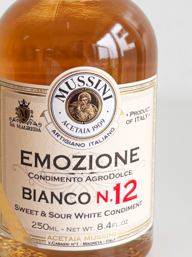 ホワイトバルサミコ (バルサマビアンコ serie 12) 250ml Mussini社