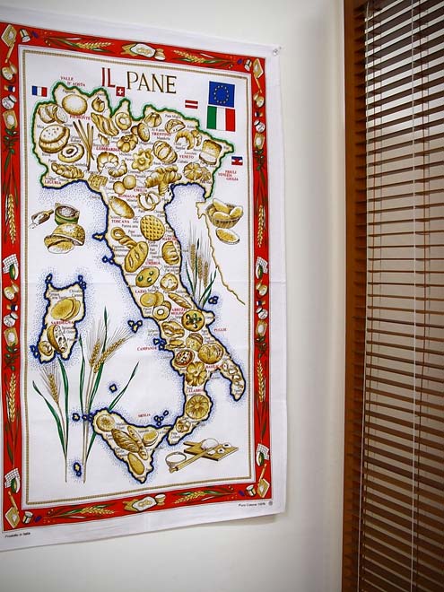 イタリア・Conti社タペストリーイタリアマップ： パン