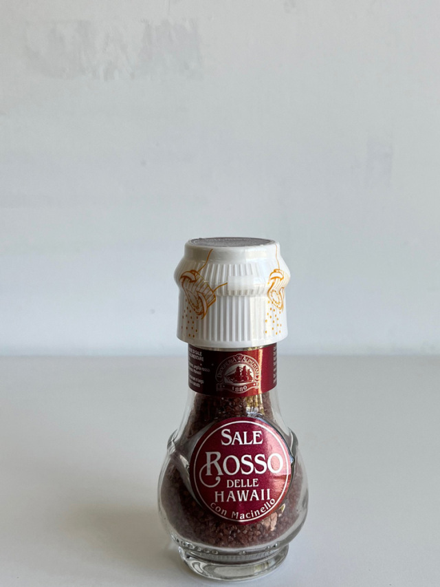 ミル付 サーレロッソ (レッド ソルト) 岩塩 90g ドロゲリア アリメンターレ社 アメリカ産 (American Red Salt)