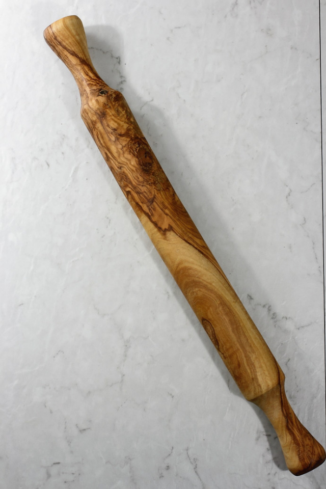 オリーブの木 麺棒 アルテレニョ社 イタリア製 (Italian Rolling Pin