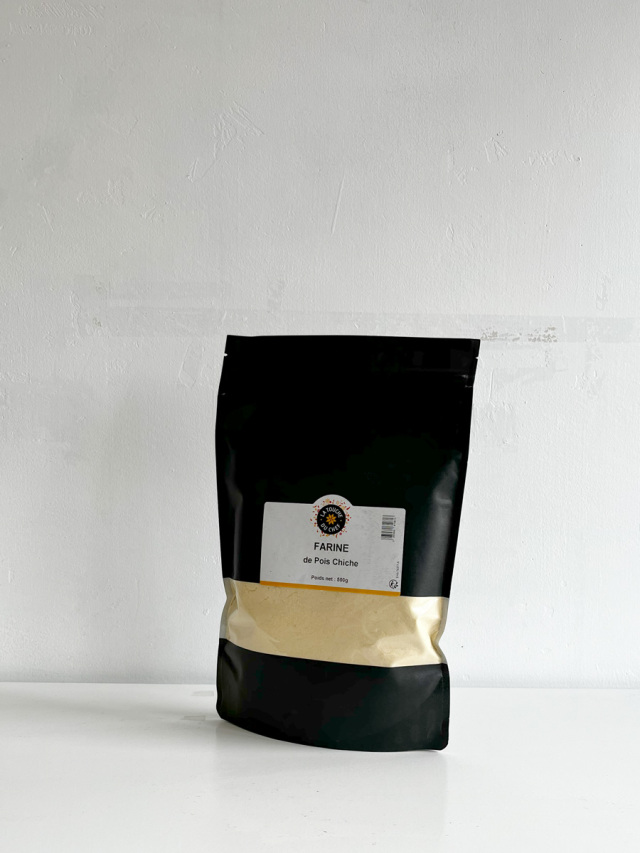 フランス産のひよこ豆粉 (French chickpea flour)