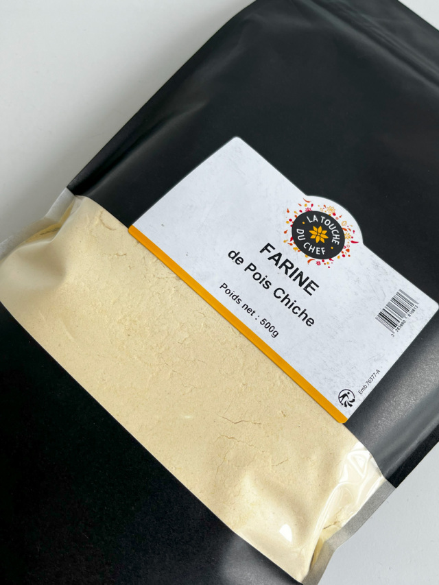 フランス産のひよこ豆粉 (French chickpea flour)