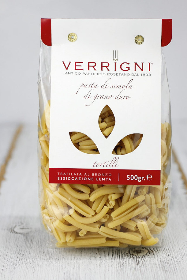 トルティッリ ベリーニ社 イタリア産 ショートパスタ (Italian short pasta Tortilli by Verrigni) 商品