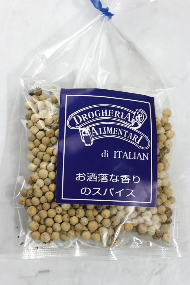 マイルドなホワイトペッパー 50g イタリア産 (Italian White pepper by