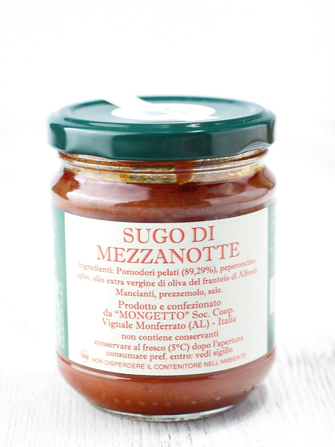 深夜のソース イル・モンジェット イタリア産 (Italian Midnight Sauce for Pasta by il Mongetto) 商品