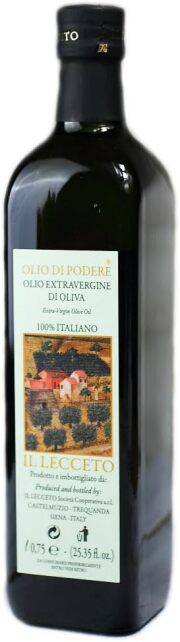 exvオリーブオイル イルレッチェート社 トスカーナ イタリア産 (Italian Exv Olive oile by il Lecceto)