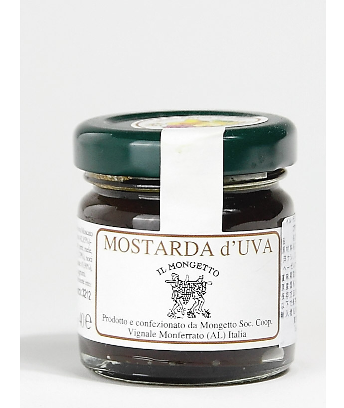 ブドウのマスタード風ソース イル・モンジェット イタリア産 (Italian Mostarda d'Uva sauce by il mongetto) 商品