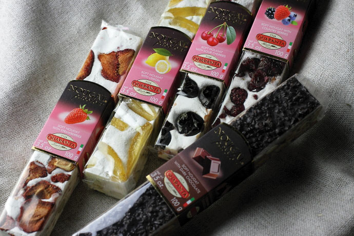ソフト・ヌガー フルーツセット クアランタ社 イタリア産 (Italian Soft Nougat Fruit version by Quaranta) 商品