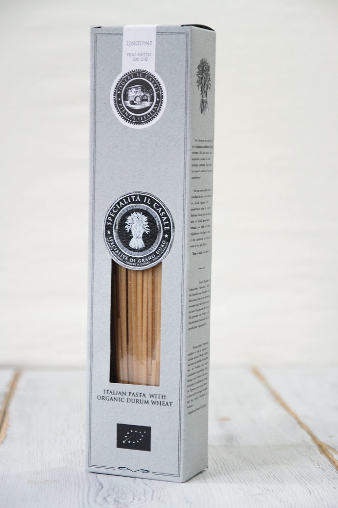 オーガニック パスタ・リングイネ ポデーレ・イル・カサーレ イタリア産 (Italian organic Linguine by Podere il Casale) 商品