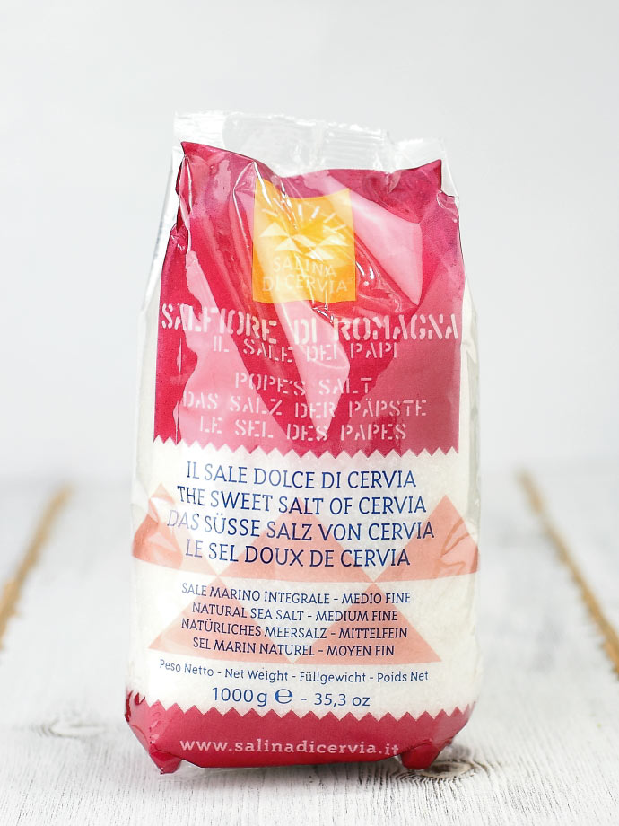 Salina di Cervia サルフィオーレ（細粒）1kg (Italian sweet salt of cervia) 商品