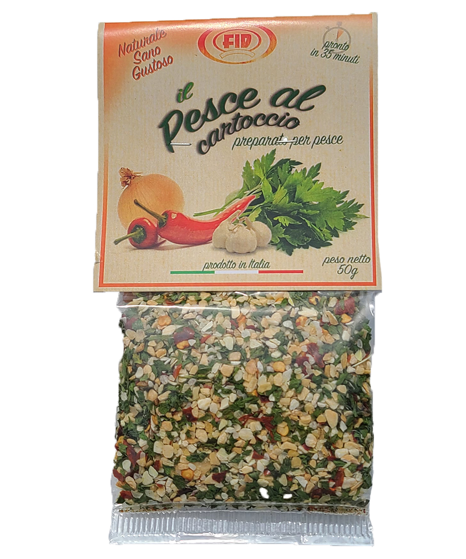 魚料理用 スパイス ペッシェ クラブ・デル・ナチュリスタ　50g イタリア産 (Italian spice for Fish by club del Naturista)