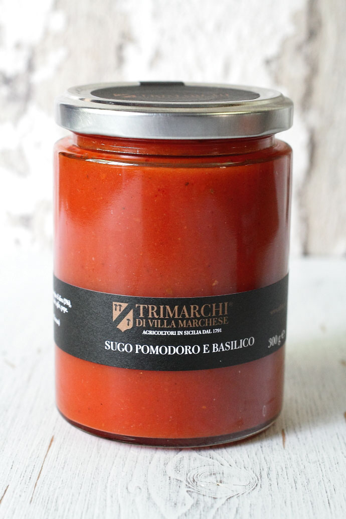 トマトソース バジル入 トリマルキ社 イタリア産 (Italian Tomato Sauce with Basil by Trimarchi) 商品