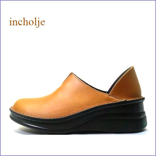 incholje インコルジェ　in8273ca  キャメル 【合わせやすいシンプル・カカトが柔らかい・incholje ロングセラー スリッポン】