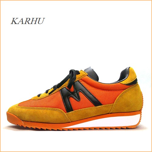 karhu  カルフ  MESTARI   ka805001orbl   オレンジ ブラック　【１００年の歴史を持つフィンランド生まれカルフ 　エアークッションスニーカー MESTARI 】