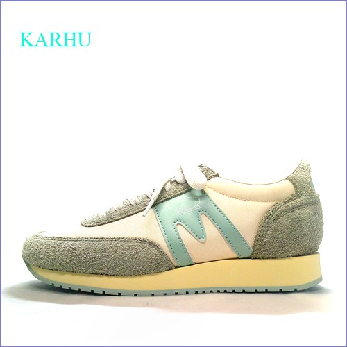 karhu  カルフ   ka807065long　 ローレルオークネプチュングリーン　【シンプルなデザインとクマのマーク KARHU  Albatross　エアークッション   スニーカー】