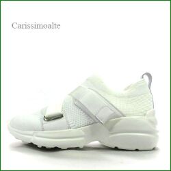 carissimo alte  カリシモアルテ　cs664320wt 　ホワイト　【気軽に履けてワンランク昇格・・  carissimo alte  足を締め付けない ストレッチ スニーカー】