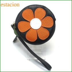 estacion　エスタシオン コインケース　etw8028or　オレンジ　【可愛いお花・・・いろいろ使える。エスタシオン コインケース】