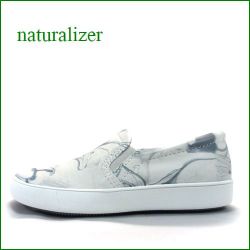 naturalizer  ナチュラライザー　na434mm  アイボリー　【よく馴染むヒツジ革レザー！いい色マ―ブル加工。。naturalizer シンプル・スリッポン】