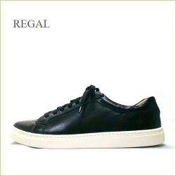 REGAL  リーガル　re83bl  ブラック　【バランスの良い上品スタイル。きめ細やかヤギ革ゴート・・REGAL シンプル・スニーカー】