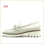 ara　アラ ar31209cr　クリーム　【可愛いチェーン飾り・快適・優秀なハイソフトインソール！ 　ara・ローファー】